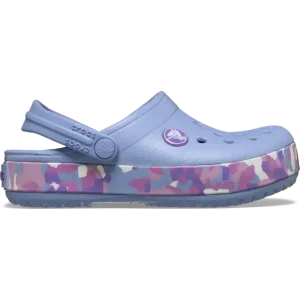 Crocband Glow Confetti Band-Clog för småbarn
