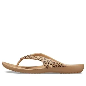 Kadee ll Flip-flops med leopardmönster, bruna