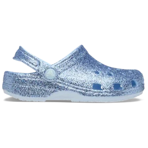 Klassiska Clogs med grovt glitter för barn