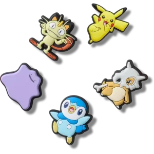 Pokémon-blandning, 5-pack Jibbitz™-berlocker