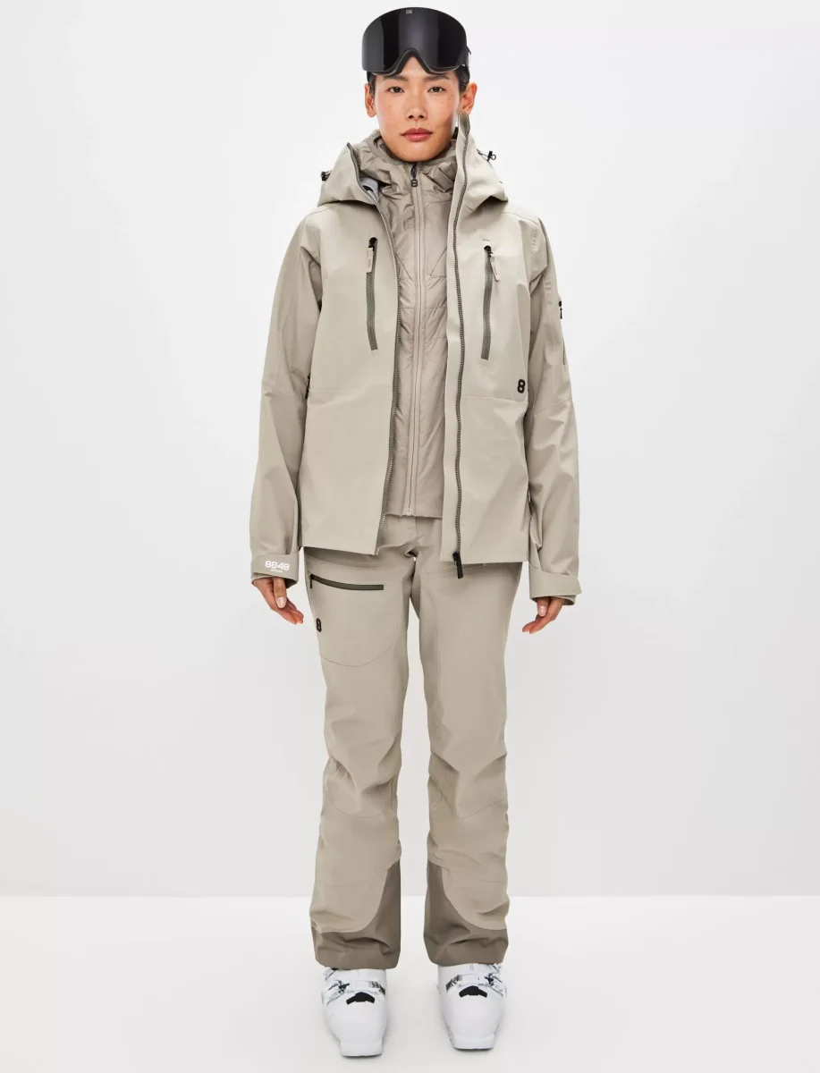 Store Pow 3.0 W Shell Jacket – Lt Fallen Rock Klader - Bild 9