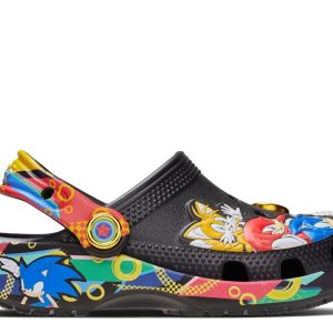 SEGA Sonic The Hedgehog x Crocs Classic Clog TD ”Black Multi Color”